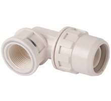 ЗУБР ШиреФит, штуцер с гайкой внутренняя резьба 16 мм - 1/2″, угловая муфта (51466-16-1/2)