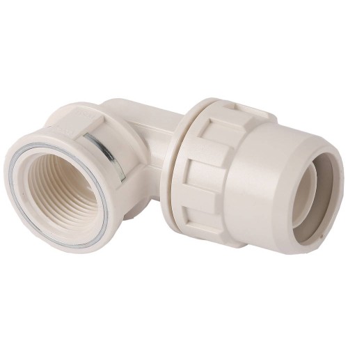 ЗУБР ШиреФит, штуцер с гайкой внутренняя резьба 20 мм - 1/2″, угловая муфта (51466-20-1/2)