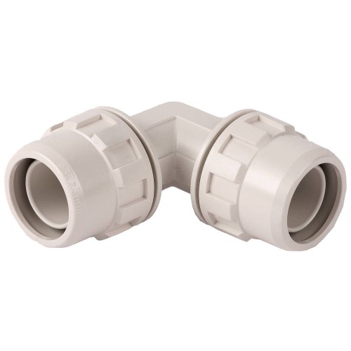 ЗУБР ШиреФит, штуцер с гайкой - штуцер с гайкой 90°, 20 мм, угловой соединитель (51492-20)