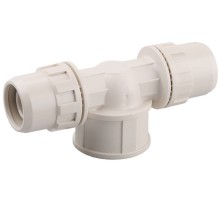 ЗУБР ШиреФит, штуцер с гайкой - кран запорный - штуцер с гайкой, 26 мм, запорный кран (51570-26)