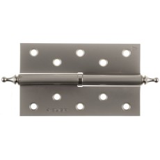 ЗУБР 125 х 75 х 2.5 мм, разъемная, левая, цвет матовый никель (PN), 2 шт, карточная петля (37605-125-4L)