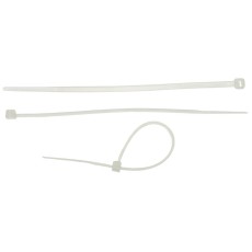 ЗУБР КС-Б2, 2.5 x 100 мм, нейлон РА66, 50 шт, белые, кабельные стяжки, Профессионал (4-309017-25-100)