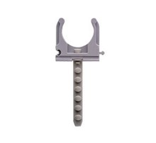 Скоба-держатель для металлопластиковых труб, в комплекте с дюбелем, 25 мм, 5 шт, ЗУБР