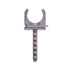 Скоба-держатель для металлопластиковых труб, в комплекте с дюбелем, 25 мм, 5 шт, ЗУБР