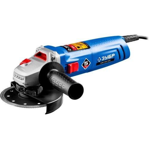 ЗУБР 1000 Вт, d125 мм, УШМ, Профессионал (УШМ-П125-1000)