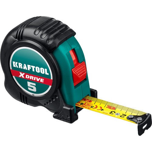 KRAFTOOL X-Drive, 5 м х 19 мм, рулетка (34122-05-19) KRAFTOOL X-Drive, 5 м х 19 мм, рулетка (34122-05-19)