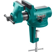 KRAFTOOL EXPERT 100 мм, в кейсе, универсальные мобильные тиски (32710-100)