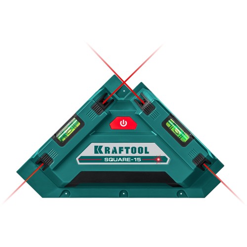 KRAFTOOL Square-15, лазерный угольник для кафеля (34705)