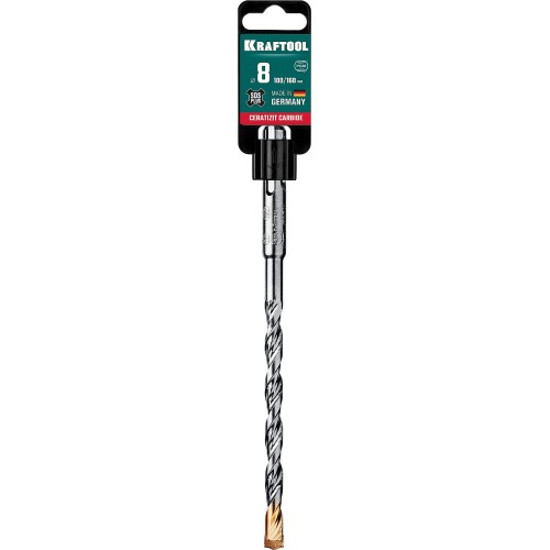 KRAFTOOL Cerazit Carbide, 8 х 160 мм, SDS-plus бур (29320-160-08)