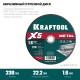 KRAFTOOL X5 Metal 230x1.6 мм по металлу отрезной диск для УШМ (36255-230-1.6)