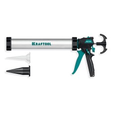 KRAFTOOL ULTRA 600 мл, регулировка силы давления, вариативная антикапельная система, универсальный закрытый пистолет для герметика (06677-60)