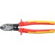 KRAFTOOL KS-20V, 1000 В, d 11мм, 200мм, диэлектрический кабелерез (23333-20V)