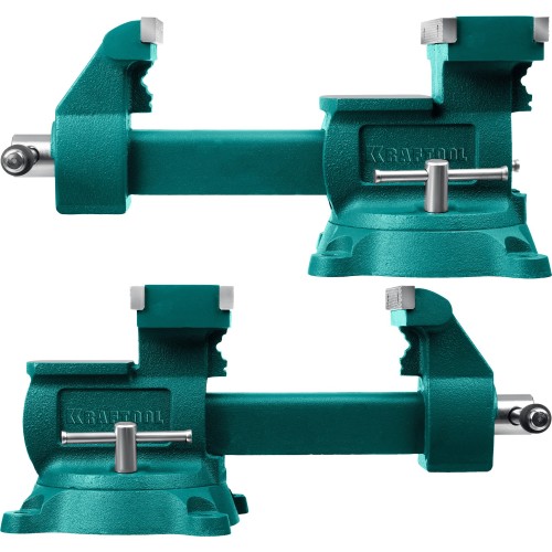 KRAFTOOL Reversible 200 мм, расход 368 мм, Слесарные тиски (32705-200)