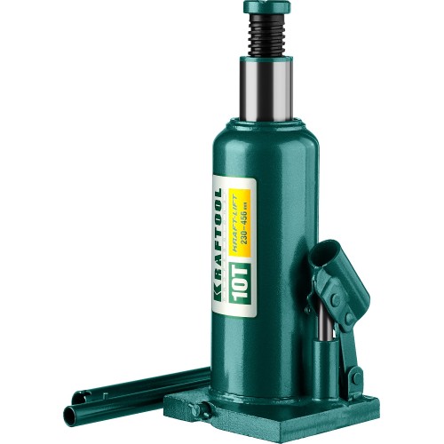 KRAFTOOL KRAFT-LIFT, 10 т, 230 - 460 мм, бутылочный гидравлический домкрат (43462-10) KRAFTOOL KRAFT-LIFT, 10 т, 230 - 460 мм, бутылочный гидравлический домкрат (43462-10)