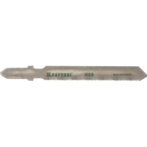 KRAFTOOL T118G, EU-хвост., по металлу HSS, шаг 0.9 мм, 50 мм, 2 шт, полотна для лобзика (159551-0,9) KRAFTOOL T118G, EU-хвост., по металлу HSS, шаг 0.9 мм, 50 мм, 2 шт, полотна для лобзика (159551-0,9)