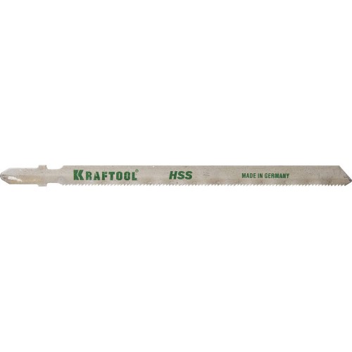 KRAFTOOL T318A, EU-хвост., по металлу HSS, шаг 1.2 мм, 110 мм, 2 шт, полотна для лобзика (159552-1.2) KRAFTOOL T318A, EU-хвост., по металлу HSS, шаг 1.2 мм, 110 мм, 2 шт, полотна для лобзика (159552-1.2)
