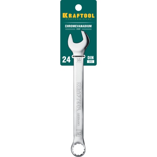 KRAFTOOL 24 мм, комбинированный гаечный ключ (27079-24) KRAFTOOL 24 мм, комбинированный гаечный ключ (27079-24)