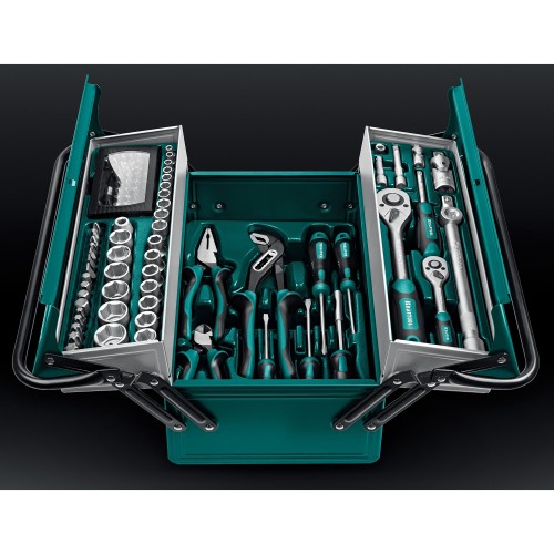 KRAFTOOL GRAND-99, 99 предм., (1/2″+1/4″), Универсальный набор инструмента (27978-H99) KRAFTOOL GRAND-99, 99 предм., (1/2″+1/4″), Универсальный набор инструмента (27978-H99)