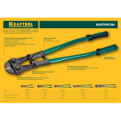 KRAFTOOL Kayman, 750 мм, болторез (23280-075) KRAFTOOL Kayman, 750 мм, болторез (23280-075)