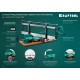KRAFTOOL Alligator 3D, 600 мм, стусло прецизионное поворотно-наклонное (15451-600)
