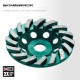 KRAFTOOL Turbo ᴓ125 мм алмазная чашка, INDUSTRIAL (33368-125)