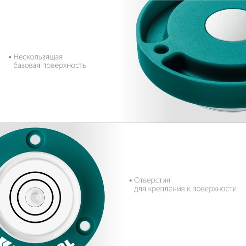 KRAFTOOL BULL'S EYE (БЫЧИЙ ГЛАЗ), d 49 мм, поверхностный магнитный уровень (34789) KRAFTOOL BULL'S EYE (БЫЧИЙ ГЛАЗ), d 49 мм, поверхностный магнитный уровень (34789)
