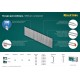 KRAFTOOL тип 18GA (47/300/F) 45 мм, 5000 шт, гвозди для нейлера (31785-45)