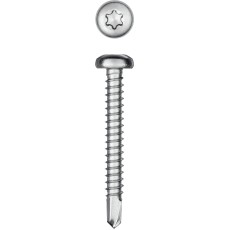 KRAFTOOL DS-P, 38 х 4.8 мм, А2, сверло, полукруглая головка, ТХ25, 200 шт, саморез нержавеющий (300931-48-038)