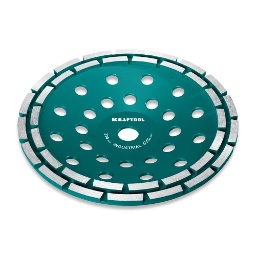 KRAFTOOL Double d 230 мм, двухрядная алмазная чашка, INDUSTRIAL (33369-230) KRAFTOOL Double d 230 мм, двухрядная алмазная чашка, INDUSTRIAL (33369-230)