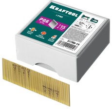 KRAFTOOL тип 23GA (P0.6) 15 мм, 10 000 шт, шпильки для нейлера (31786-15)
