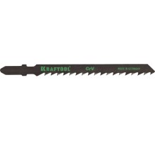 KRAFTOOL T111C, EU-хвост., по дереву, шаг 3 мм, 75 мм, 5 шт, полотна для лобзика (159531-3-S5)