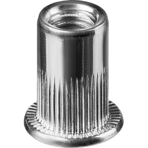 KRAFTOOL Nut-S, М3, 1500 шт, резьбовые заклепки стальные с насечками (311707-03) KRAFTOOL Nut-S, М3, 1500 шт, резьбовые заклепки стальные с насечками (311707-03)