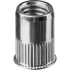 KRAFTOOL Nut-R, М8, уменьш. бортик, 250 шт, резьбовые заклепки стальные с насечками (311708-08)