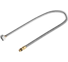 ЗУБР 1/2″, 0.6 м, гайка-штуцер, сильфонная подводка для смесителей с укороченным штуцером (51012-060)