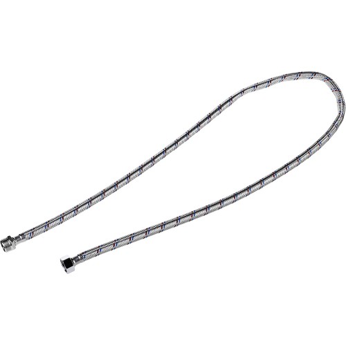ЗУБР 1/2″, 1.2 м, гайка-штуцер, гибкая подводка для воды (51005-G/S-120)