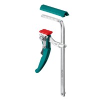 KRAFTOOL KRAFTFLEX, KLT-160, 160/60 мм, универсальная, цельнокованая, рычажная, быстрозажимная, в T-track струбцина (32331-160)