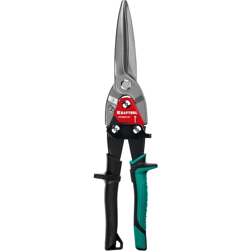 KRAFTOOL Alligator, 290 мм, прямые удлинённые ножницы по металлу (2328-SL)
