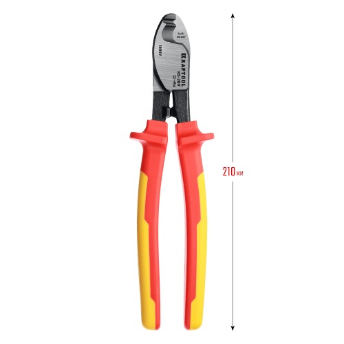 KRAFTOOL KS-20V, 1000 В, d 11мм, 200мм, диэлектрический кабелерез (23333-20V)