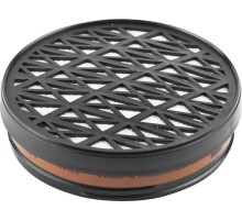 ЗУБР марка А1, с резьбовым соединением, 1шт, фильтр противогазовый для респиратора (11128)