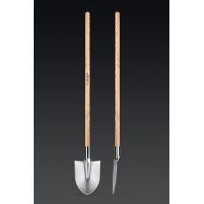 ЗУБР Фаворит-НС, 290х205х1500мм, полотно 2мм, нержавеющая сталь, дерев. лакир. черенок высш. сорт, штыковая лопата, тип ЛКО, ПРОФЕССИОНАЛ (4-39401)