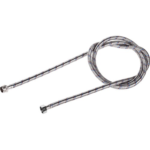 ЗУБР 1/2″, 2 м, гайка-штуцер, гибкая подводка для воды (51005-G/S-200)