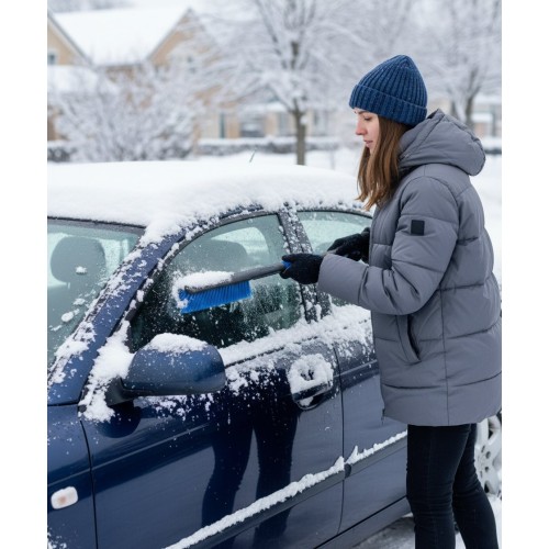 ЗУБР щетка от снега автомобильная со скребком, 625 мм, Профессионал (61064-061)