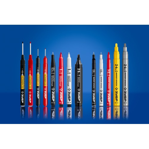 ЗУБР Колибри-30 красный, наконечник L 30 мм, ᴓ 2.8 мм, перманентный маркер для отверстий (06338-3)