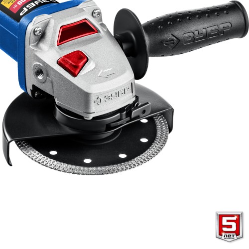 ЗУБР 1500 Вт, d125 мм, УШМ, регулировка оборотов, Профессионал (УШМ-П125-1500 ЭПСТ)