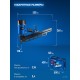 ЗУБР SN21-90A, пневматический нейлер для реечных гвоздей ЗУБР SN21 (50-90 мм), Профессионал (31923)