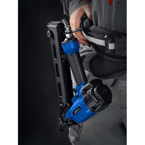 ЗУБР DA34-64, пневматический финишный нейлер для реечных гвоздей ЗУБР 15Ga, DA34 (32-64 мм), Профессионал (31926)