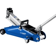 ЗУБР Т-50, 2 т, 130 - 380 мм, подкатной домкрат с увеличенным подъемом, Профессионал (43052-2)