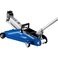 ЗУБР Т-50, 2 т, 130 - 380 мм, подкатной домкрат с увеличенным подъемом, Профессионал (43052-2)