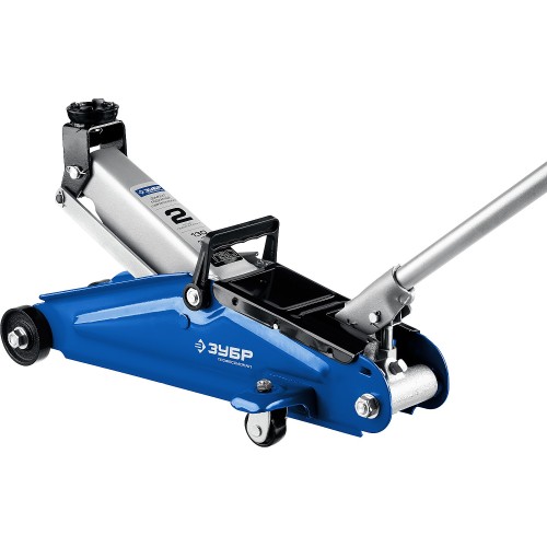 ЗУБР Т-50, 2 т, 130 - 380 мм, подкатной домкрат с увеличенным подъемом, Профессионал (43052-2)