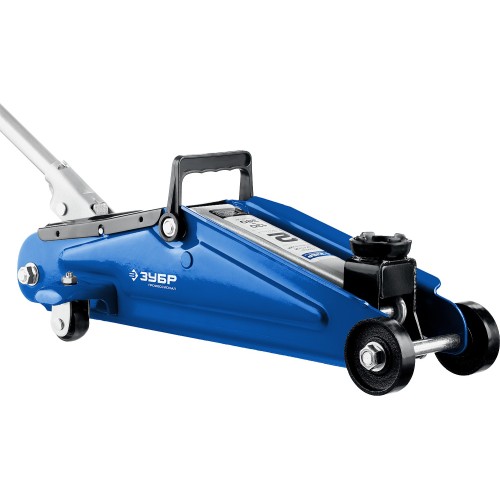 ЗУБР Т-50, 2 т, 130 - 380 мм, подкатной домкрат с увеличенным подъемом, Профессионал (43052-2)